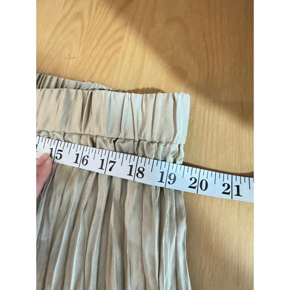 J. Jill Womens Size XL Mushroom Crinkle Wide Leg Pants Trousers Satin NWT $89 - Picture 9 of 9